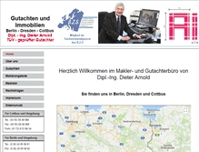 Tablet Screenshot of lausitzer-immobilien.de